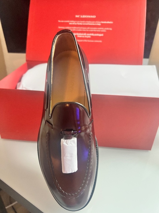 William Burgundy Bright Loafers , main image 12